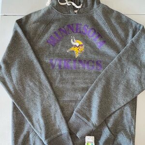 NFL/Football: Minnesota Vikings Gray/Purple Sweater/Hoodie (M/Medium)